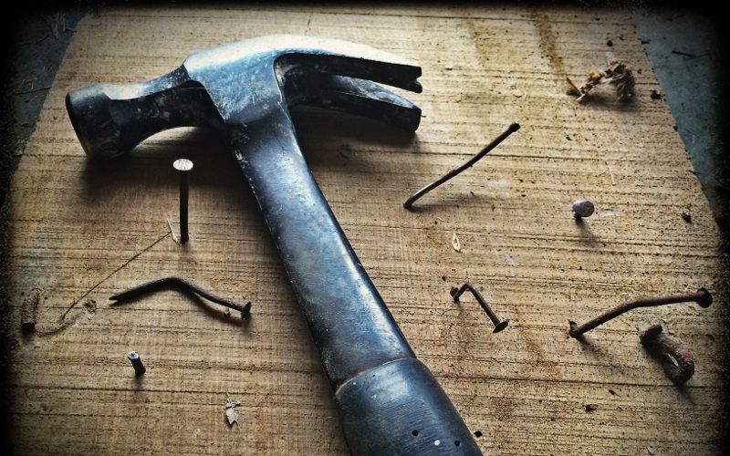 Hammer represents that Medium is a wrong tool for your blog. Photo by Pixabay from Pexels