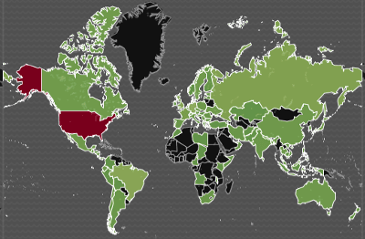 Blog visitors location