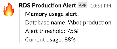 Abot AWS SNS custom Slack alert