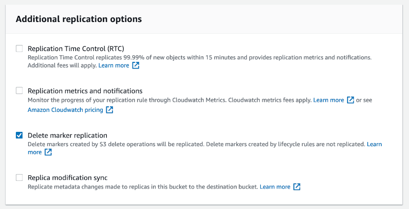 AWS S3 bucket removal UI